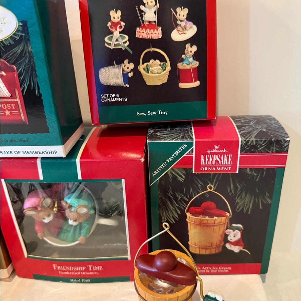 VTG Bundle Mouse Mice Ornaments - Picture 6 of 9